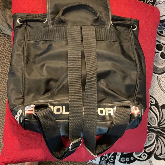 POLO SPORT Ralph Lauren drawstring backpack/purse.🎒 In excellent used condition. - Picture 3 of 15